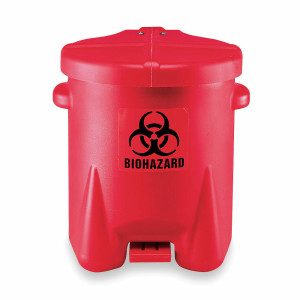 Biohazard Step On Waste Container