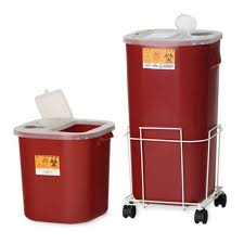 Medical Action Industries Sharps Cart For A 8 Gallon And 16 Gallon