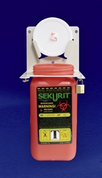 MAILBACK SHARPS MOUNTING BRACKET WITH LOCK